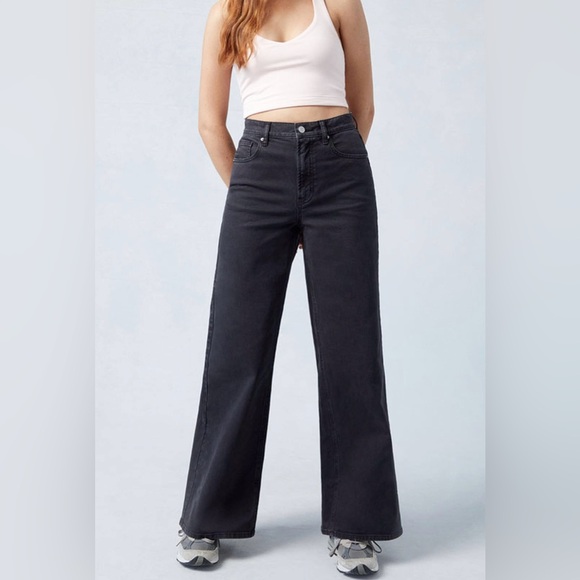 PacSun Denim - PacSun Nora Stretch Black Wide Leg Jeans